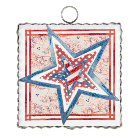 Mini 3 Lemons Patriotic Star In a Star