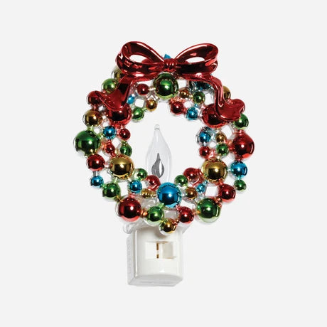 Holly Wreath Acrylic Night Light