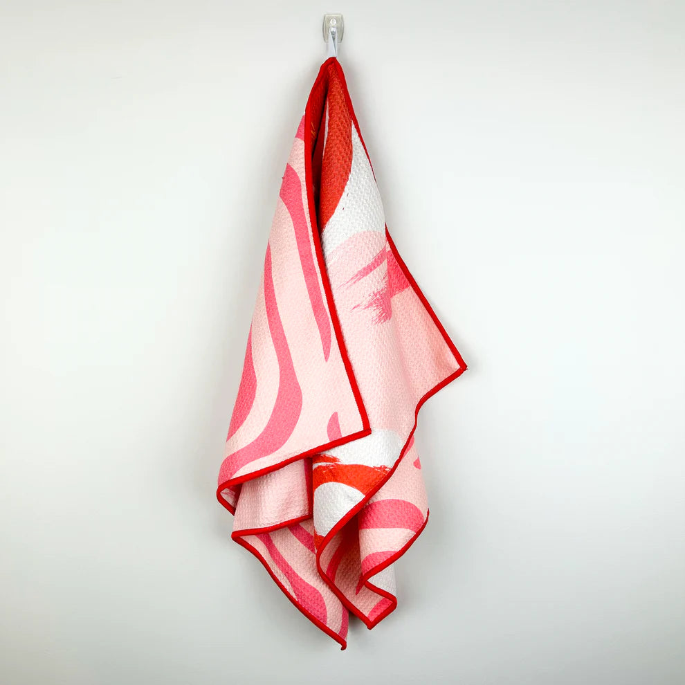 Modern Brush Tea Towel