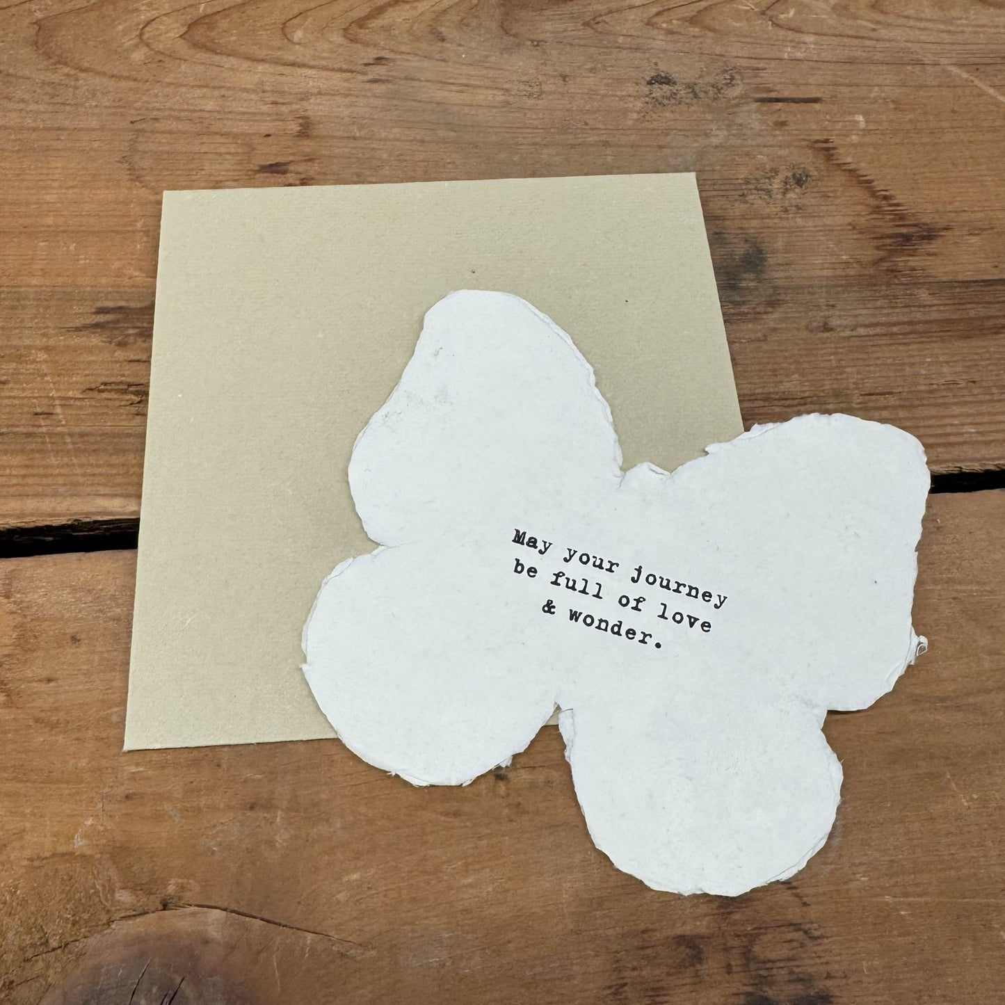 Butterfly Shaped Card
