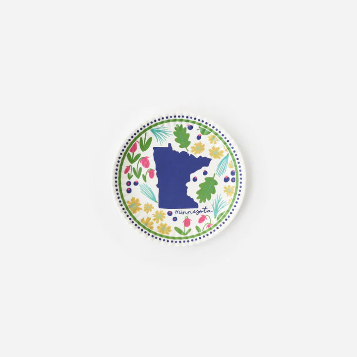 Minnesota in Bloom "Paper'' Plate