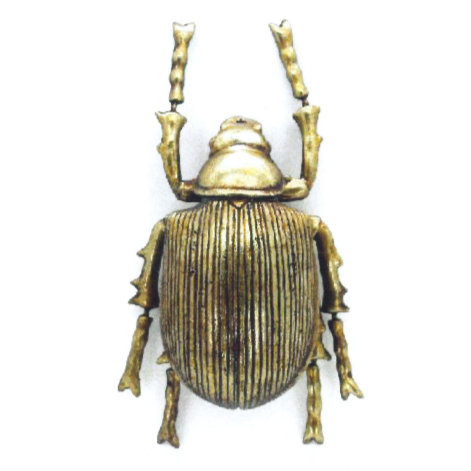 Gold Beetle Wall Decor