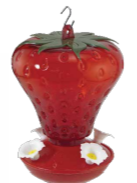 Strawberry Hummingbird Feeder