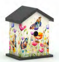 Butterflies Zest Birdhouse
