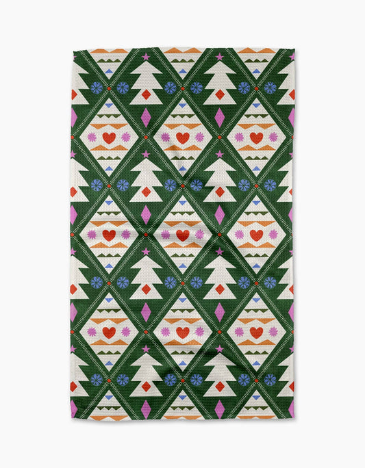 Nordic Christmas Tea Towel