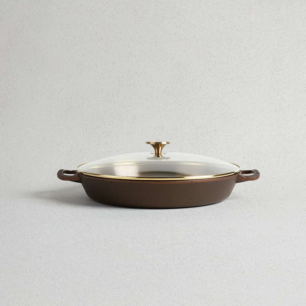 10" Glass Ironware Lid
