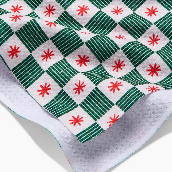 Jolly Grid Tea Towel