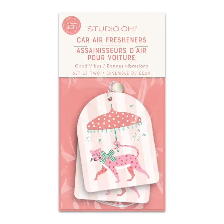Leopard On Parade Car Air Freshener