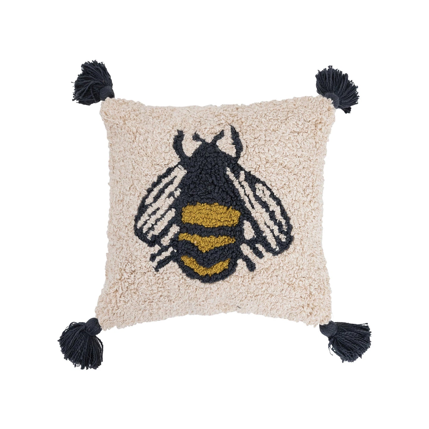 Bee Punch Hook Pillow