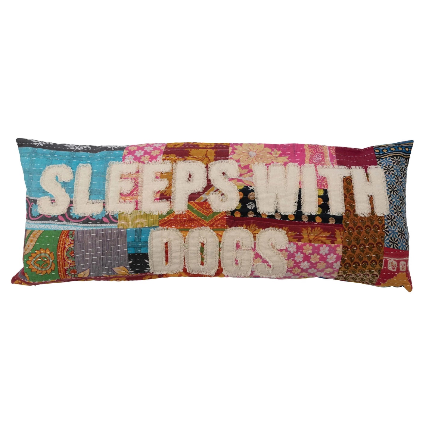 36"x14" Sleep with Dogs Lumbar Pillow