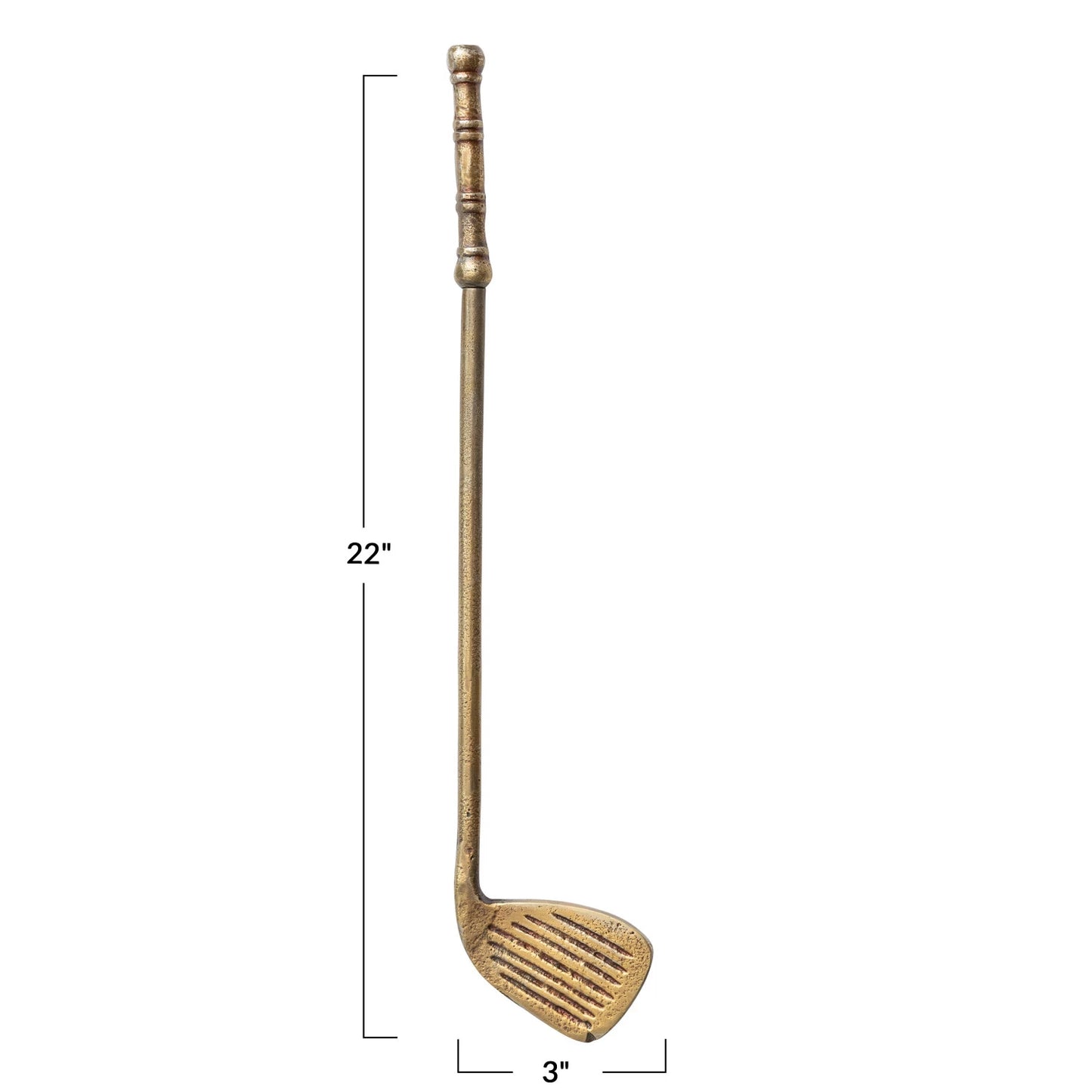 Cast Aluminum Golf Club Decor