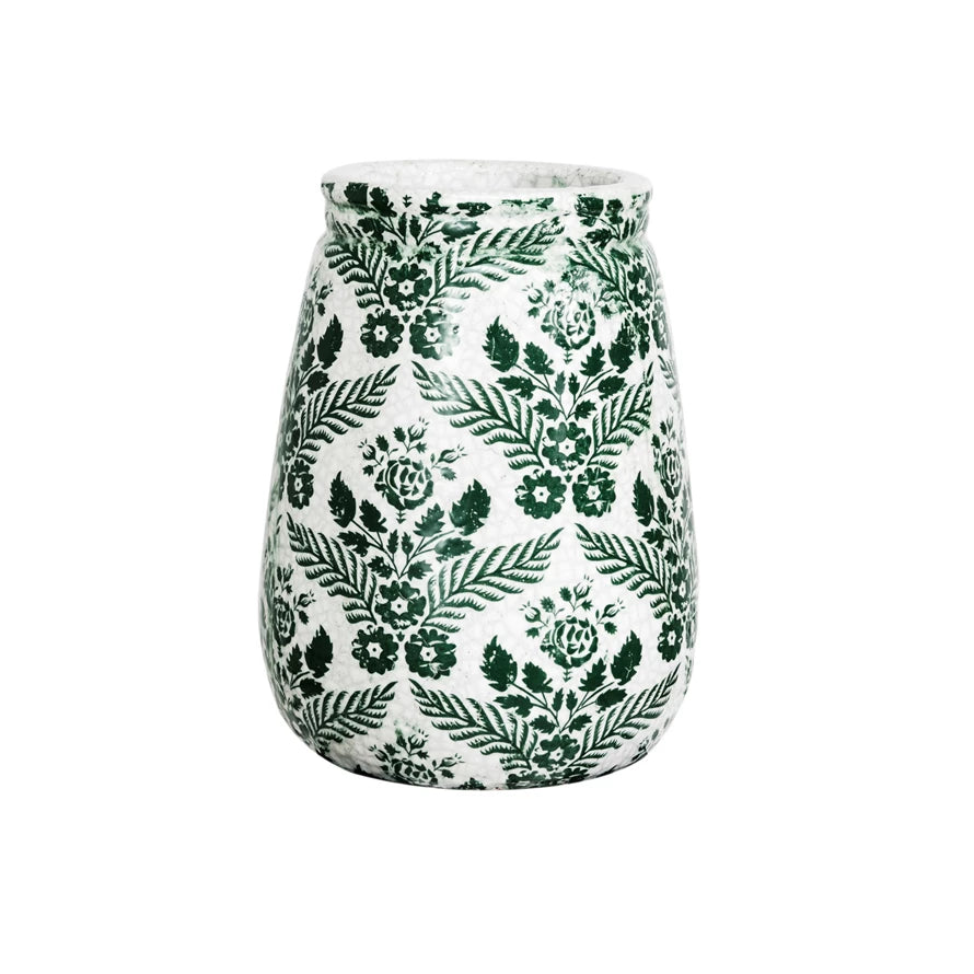 Patterned Terracotta Planter/Vase
