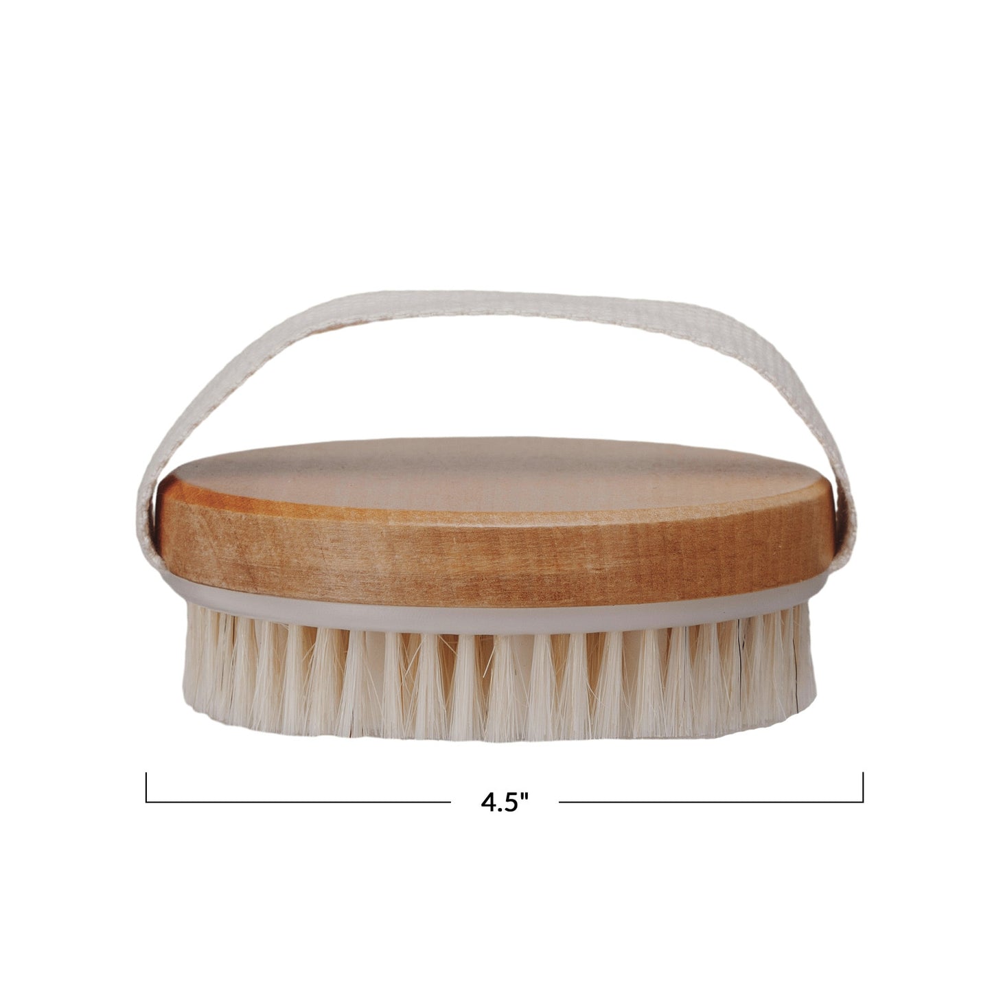 Cherry Wood Body Brush w/ Handle