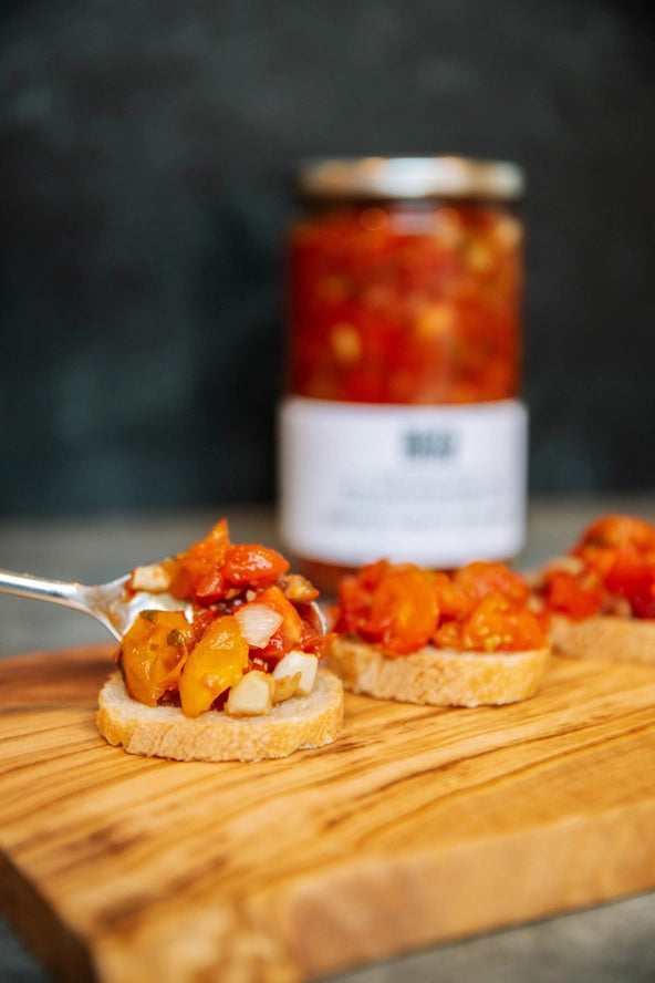Heirloom Tomato Bruschetta