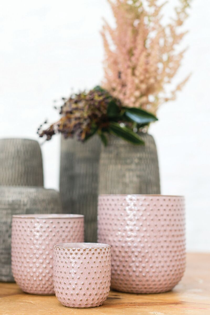 blush plant pot Everly Pot