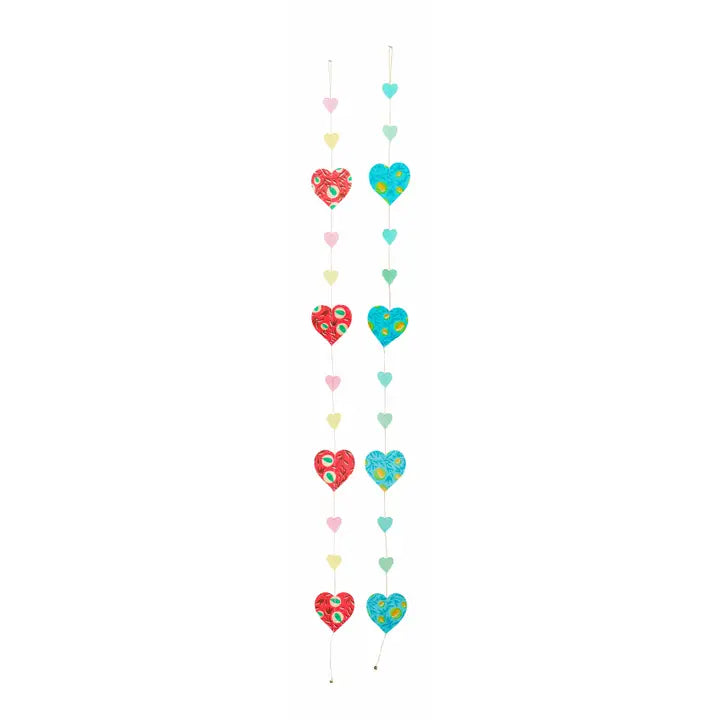 Handmade Paper/Multicolored Hearts