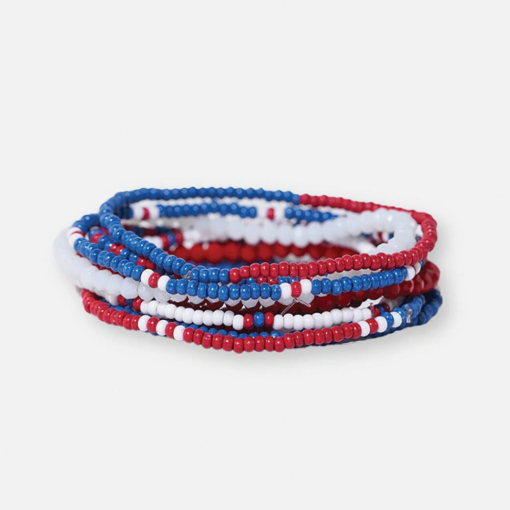 Game Day 10 Strand Stretch Bracelet
