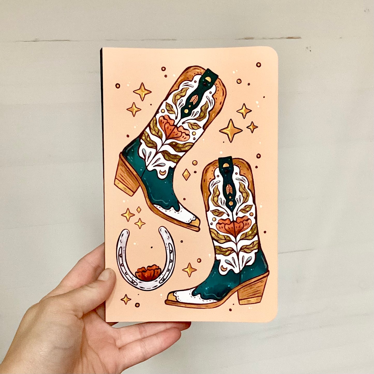 Fancy Boots Classic Flatlay Notebook