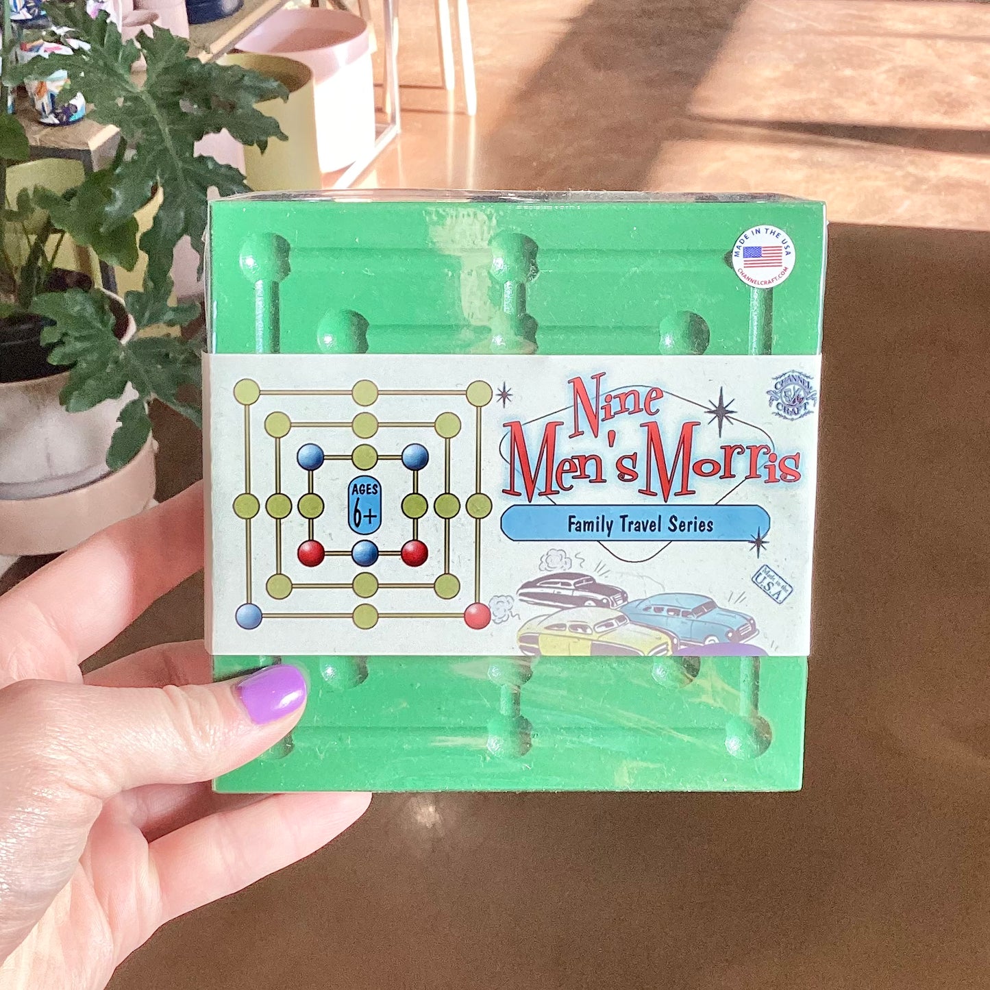 Nine Men's Morris Game Board