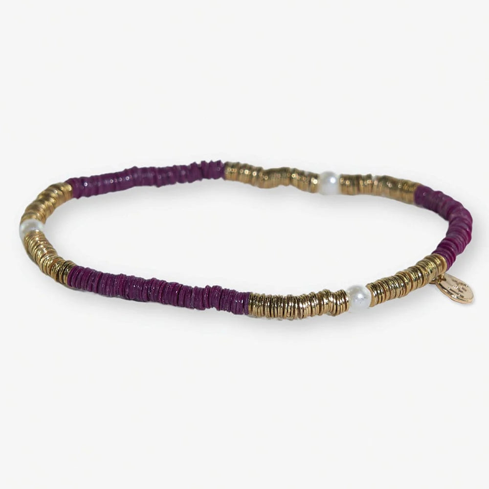 Rory Bracelet with Gold and Pearls