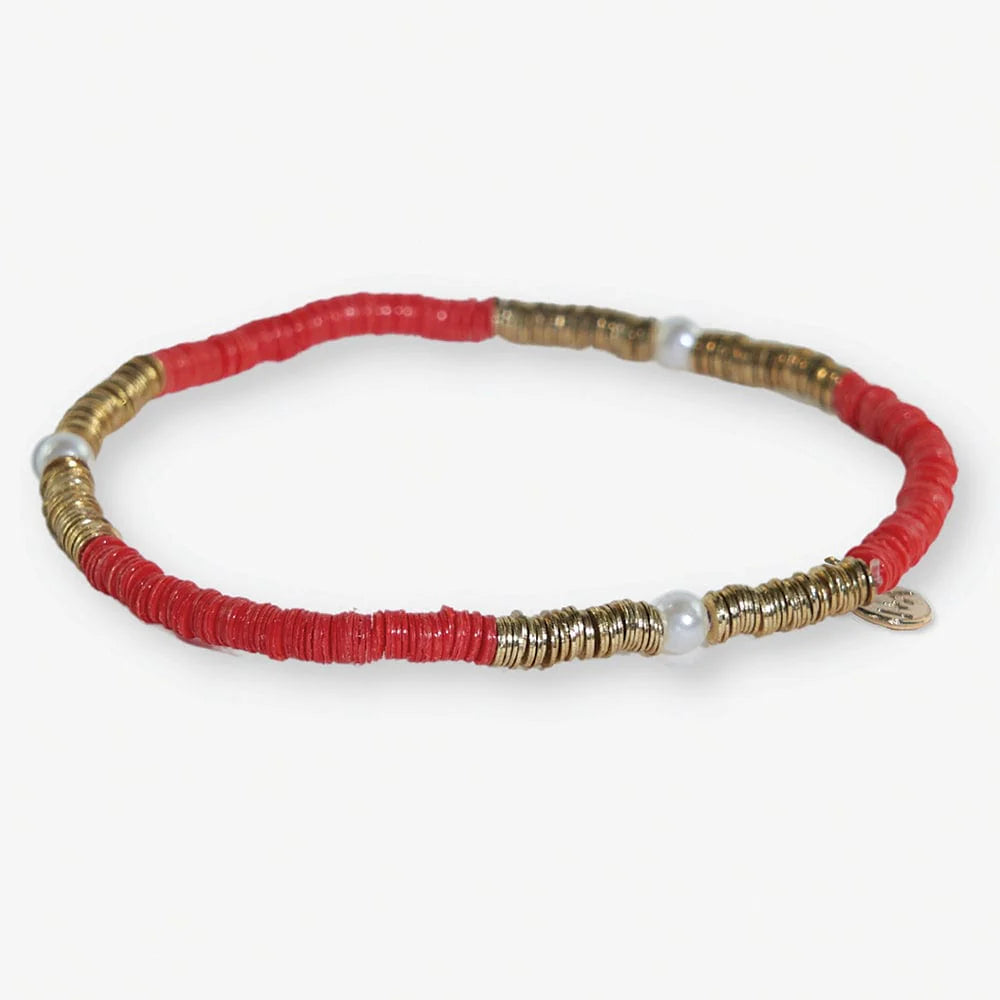 Rory Bracelet with Gold and Pearls