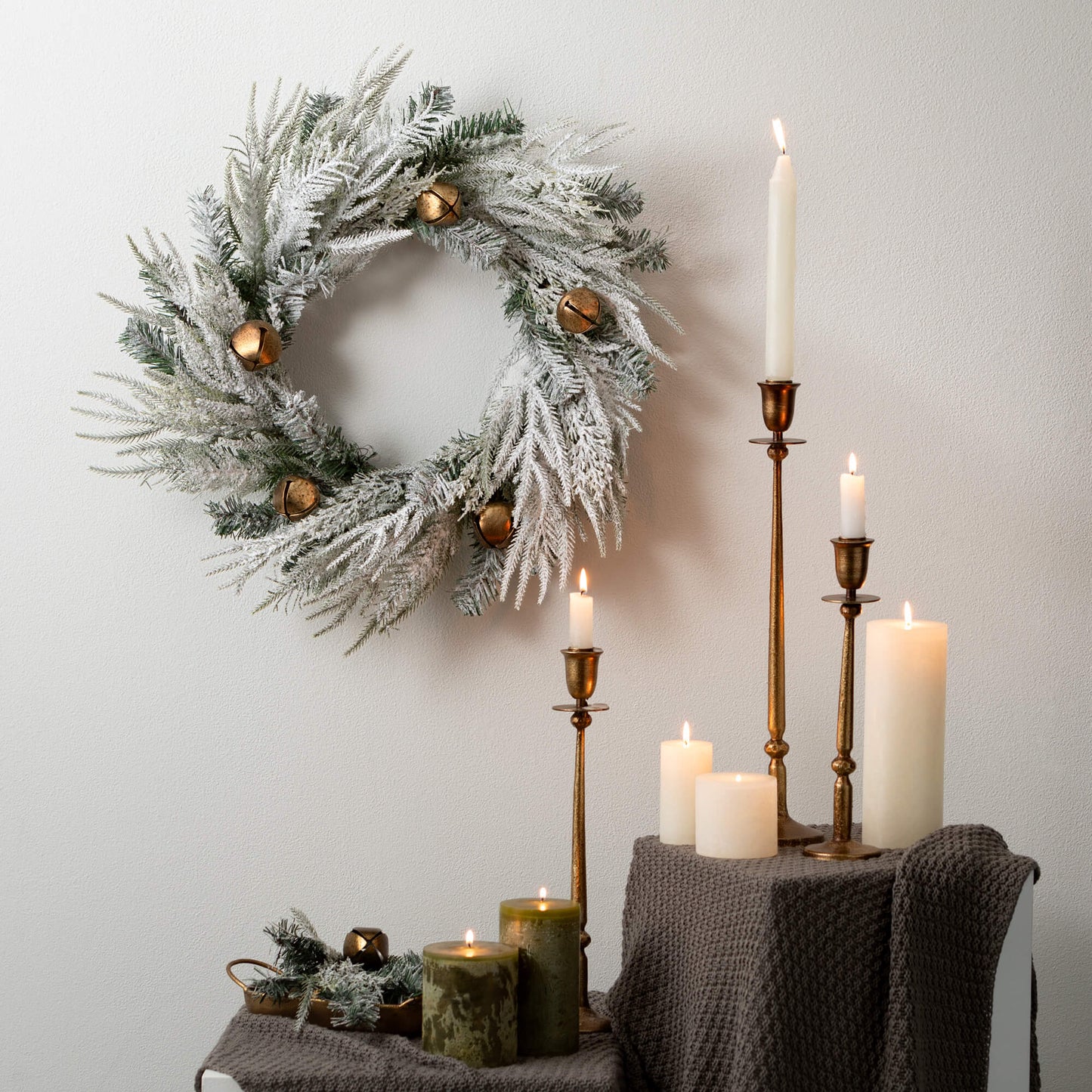 Pine Bell Wreath