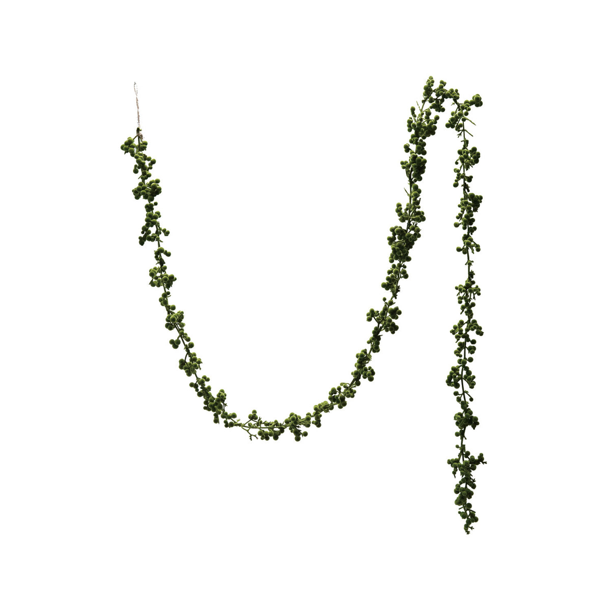 72"L x 5-1/4"H Flocked Foam Ball Garland