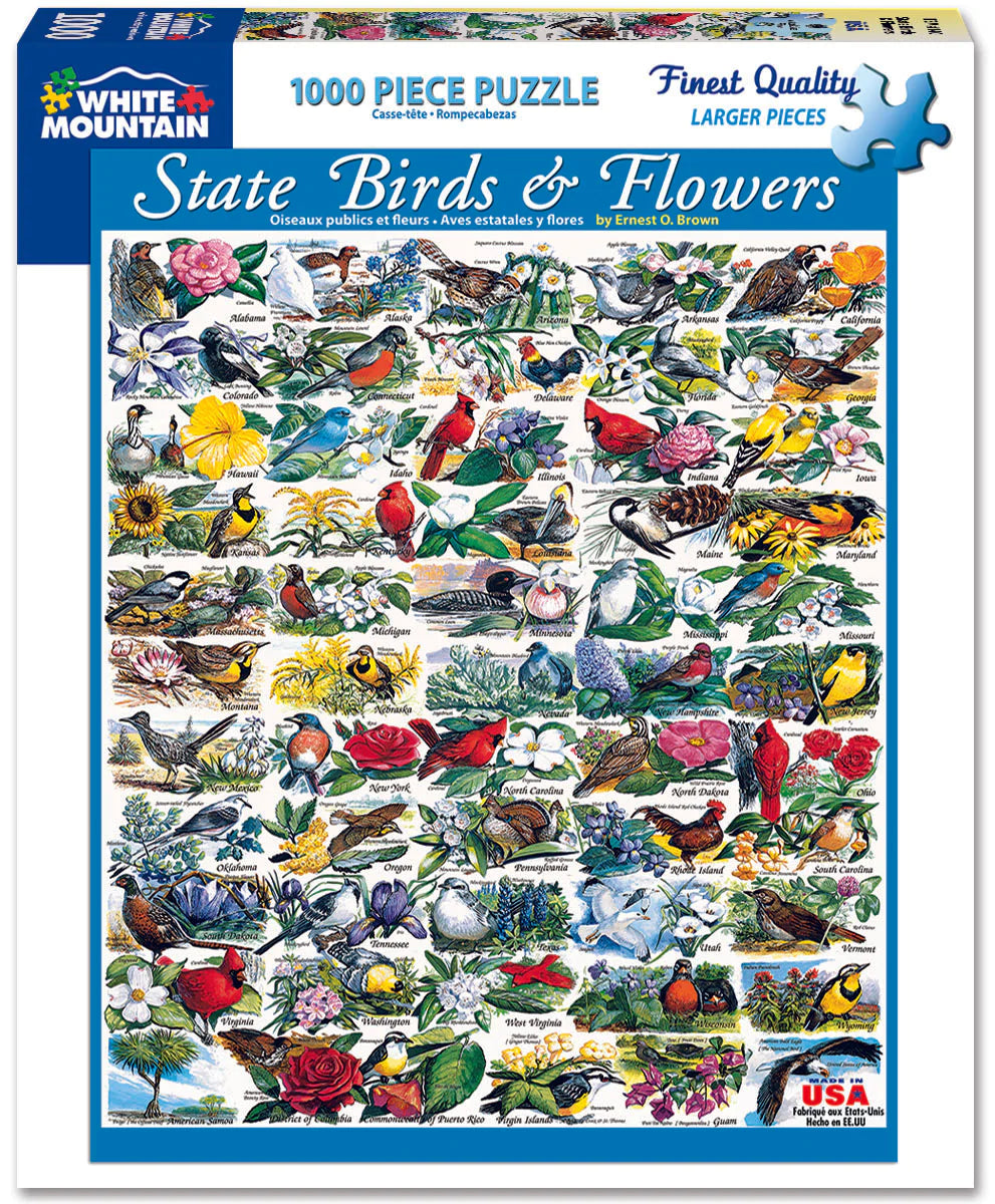 State Birds & Flowers Puzzle