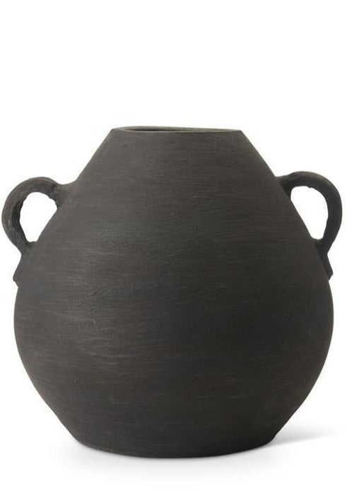 Black Terracotta Pot