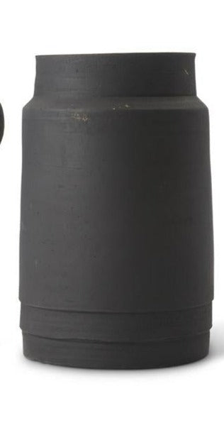 Black Terracotta Pot