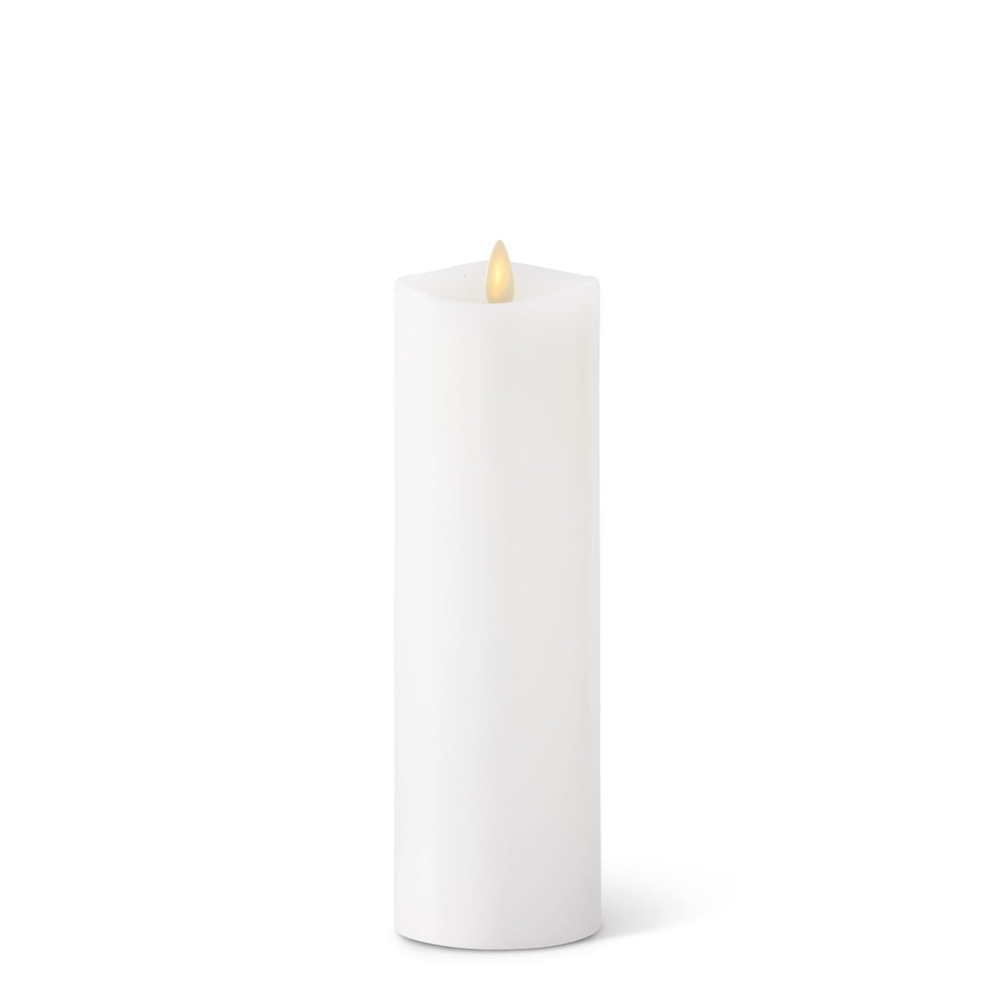 8" Slim Pillar Indoor Luminara Candle