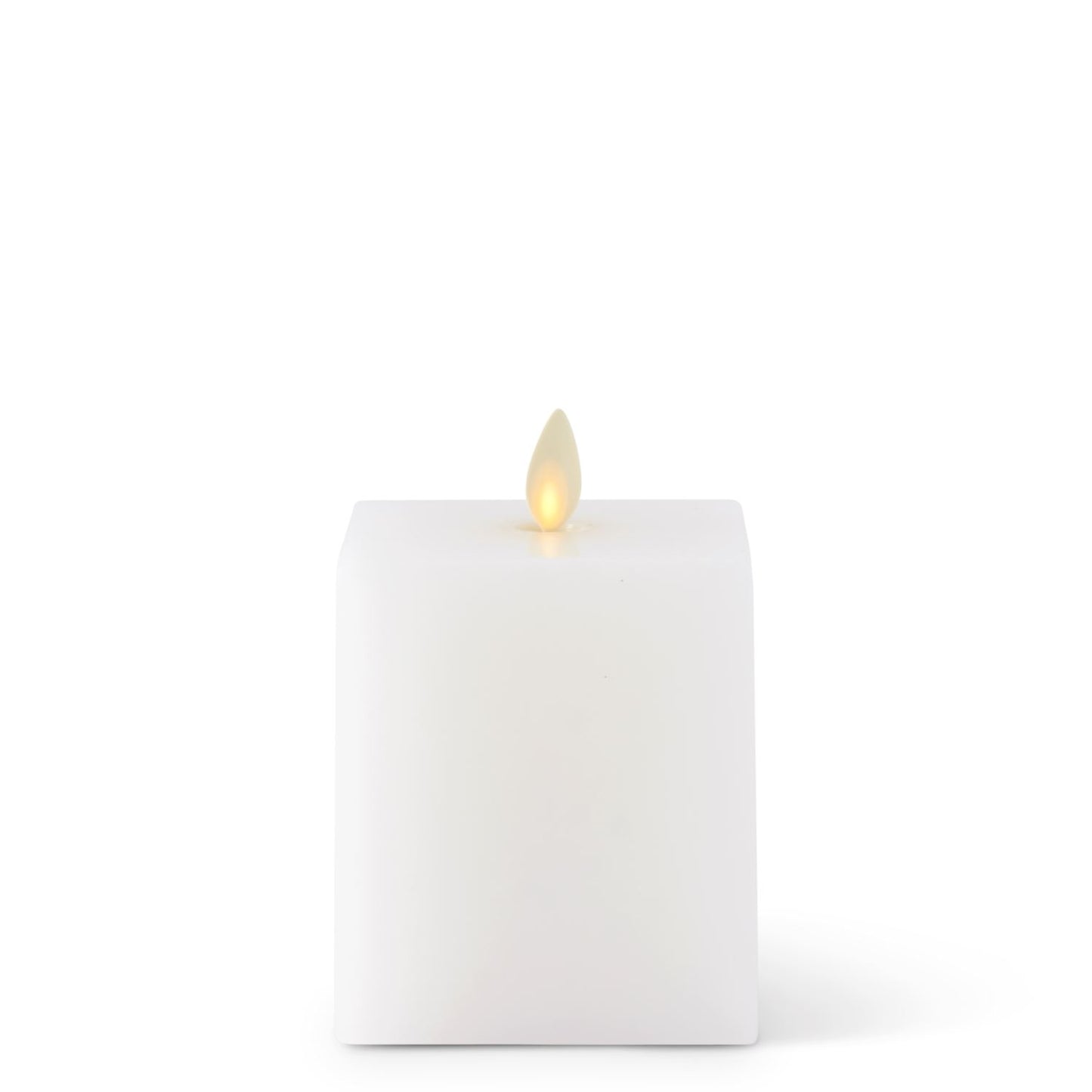 4.5" Square Indoor Luminara Candle