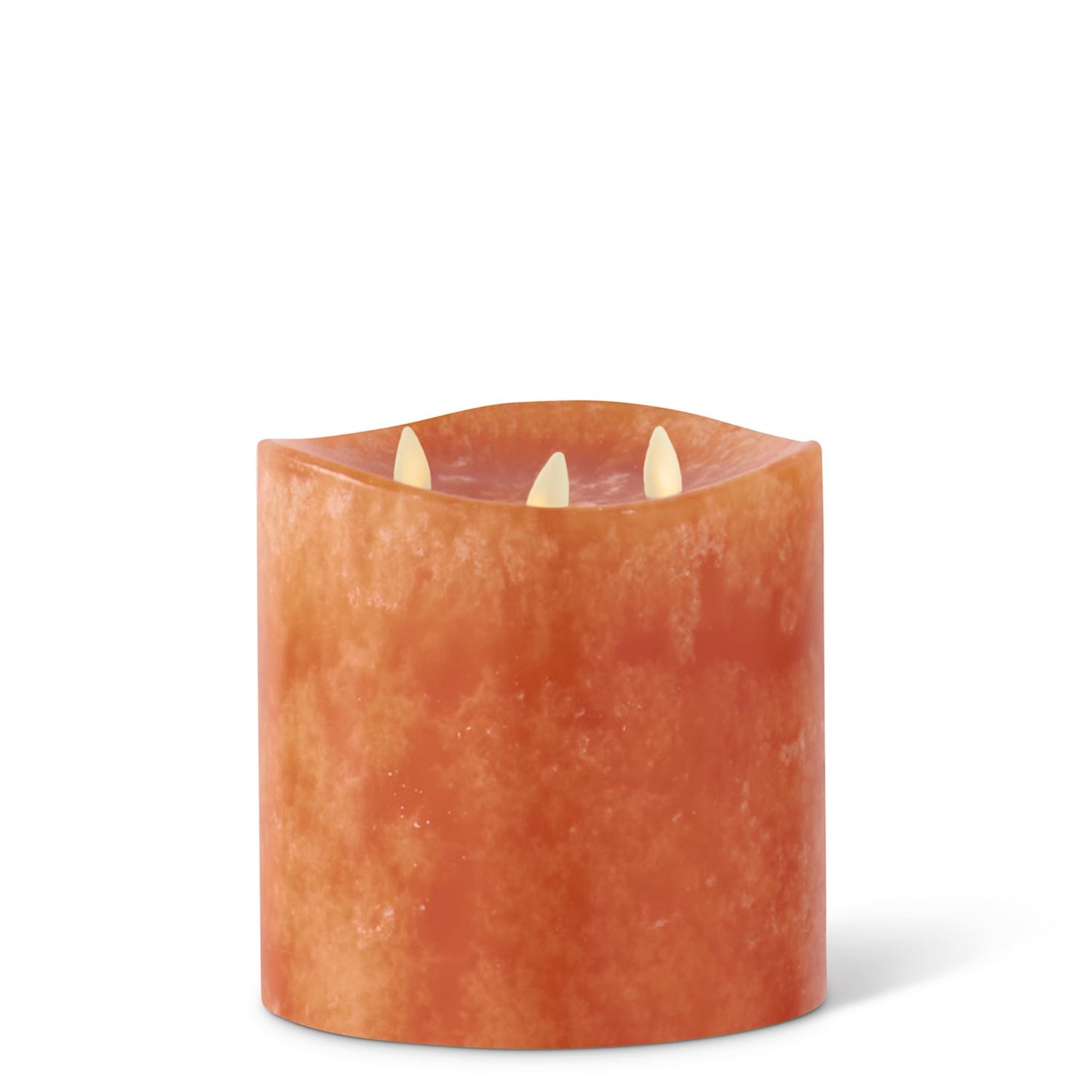 6" Luminara 3 Flame Indoor Pillar Candle