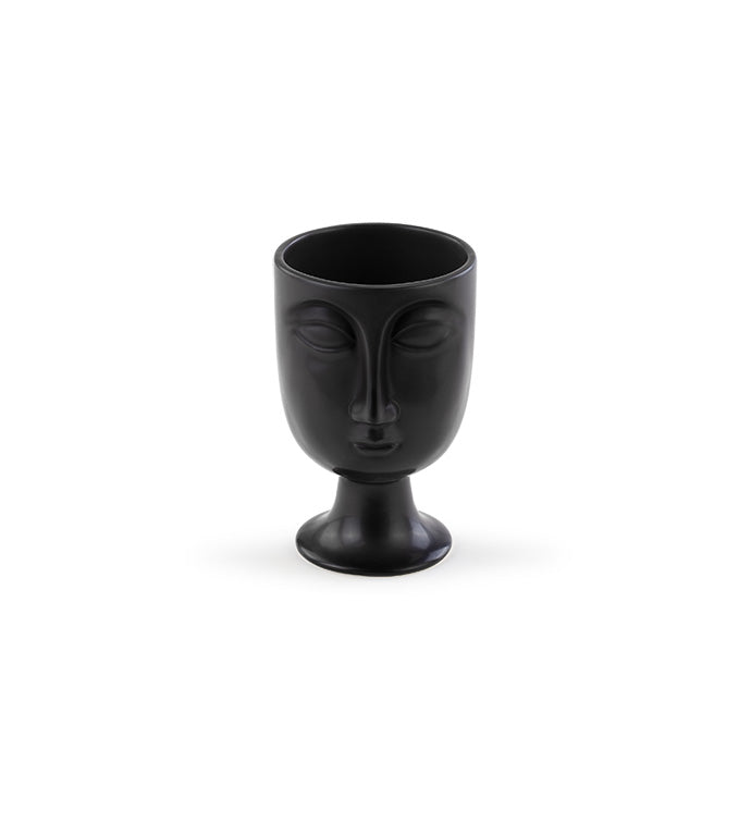 Face Pedestal Vase