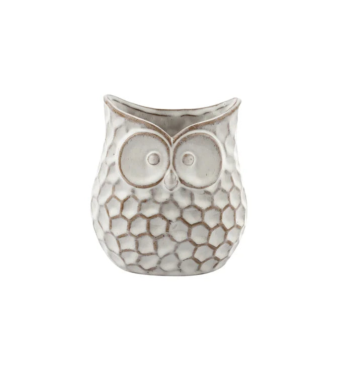 Antique Owl Container