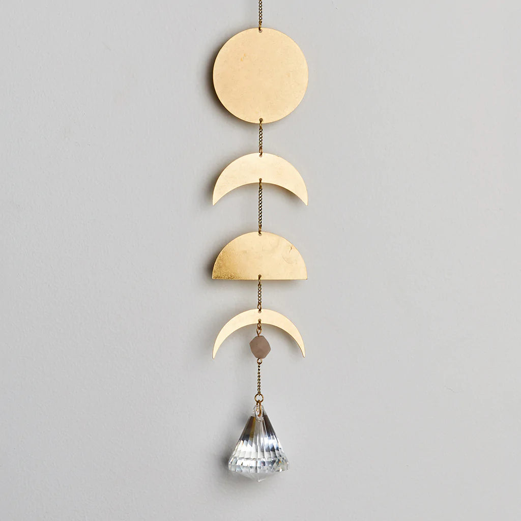 Moon Phase/Moonstone Suncatcher