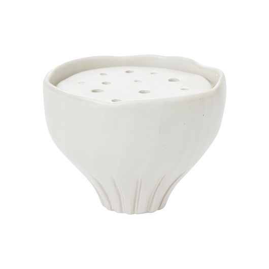 Lotus Flower Frog Bud Vase