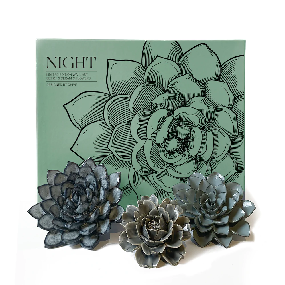 Ceramic Flower Gift Set