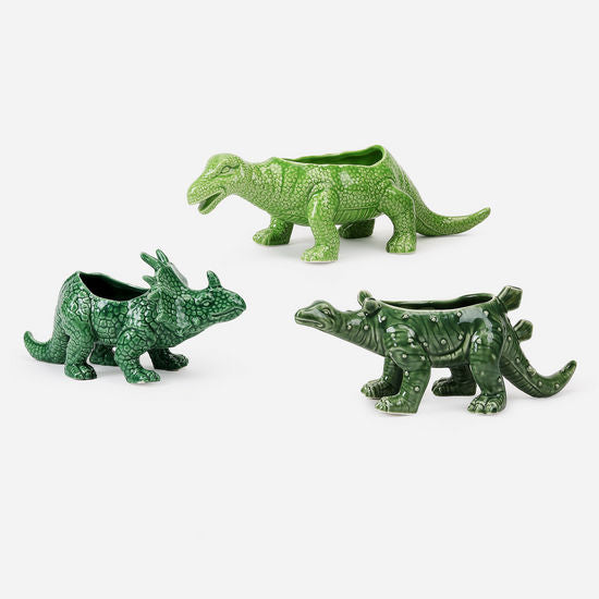 plastic dinosaur planter Dinosaur Planter