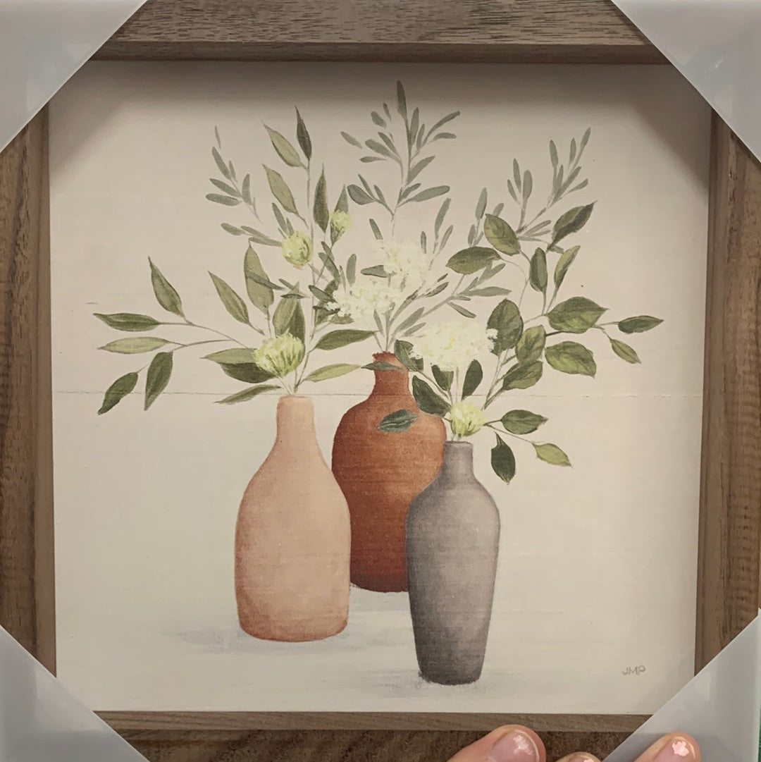 Grey Natural Bouquet Wall Art
