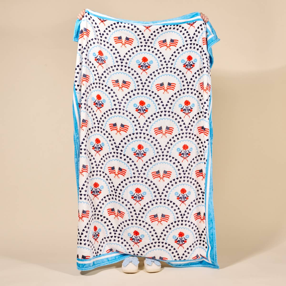 Snuggle Up Plush Blanket–All-American Darling