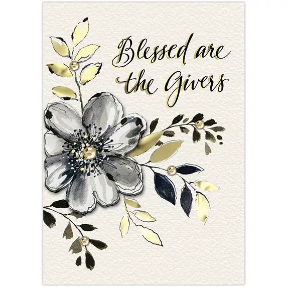 Greeting Card -Thank You Blessed Givers