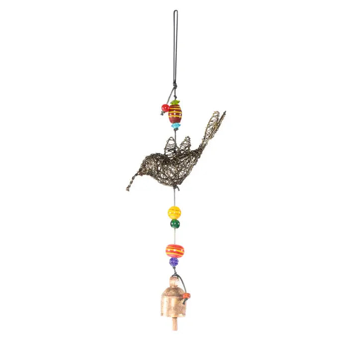 Wired Hummingbird/Beads & Bell