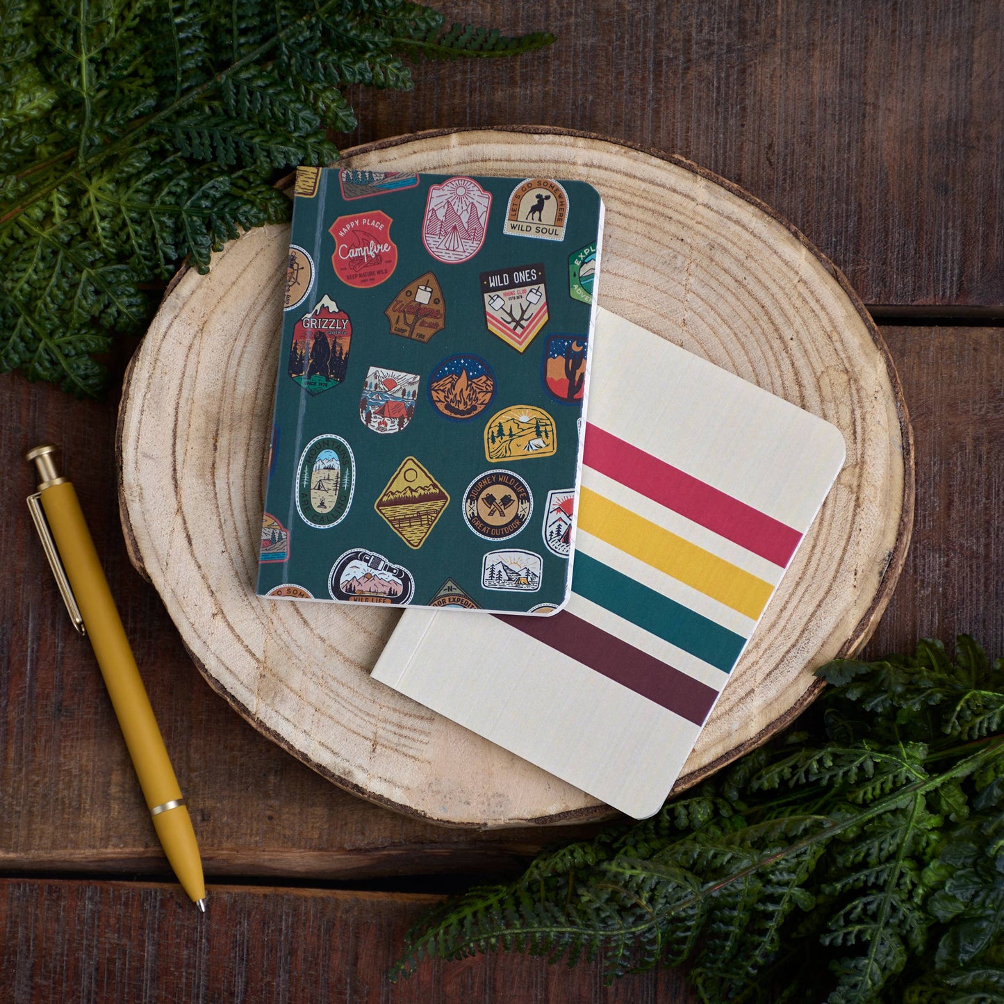 Camping Patches Notebook
