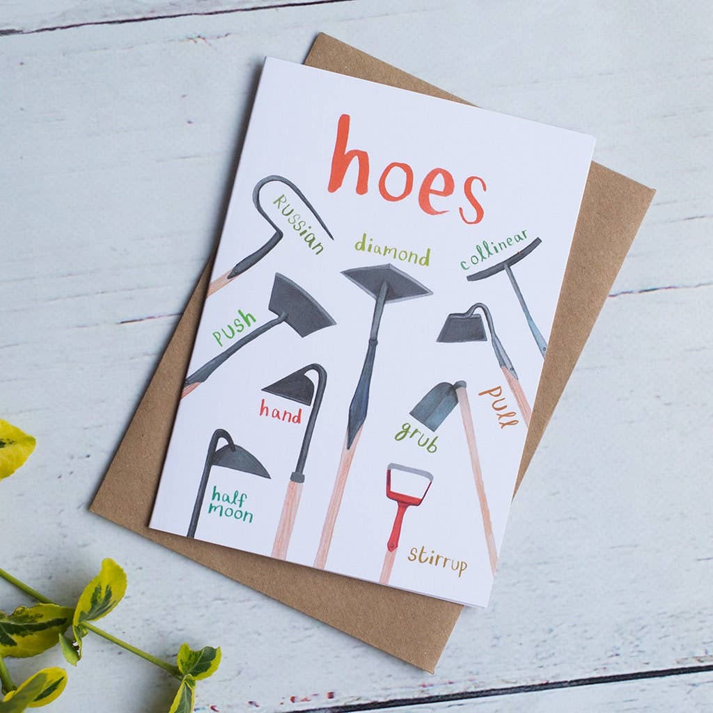 Hoes Blank Card