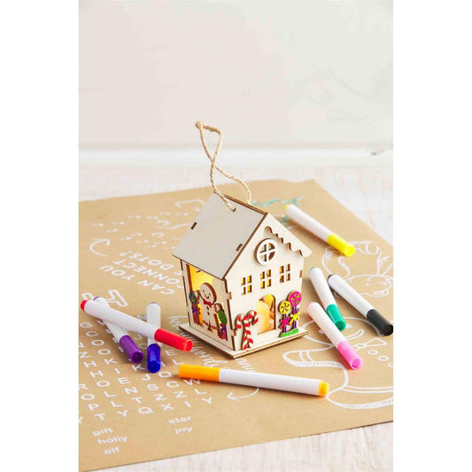 DIY Gingerbread House Ornament Kit