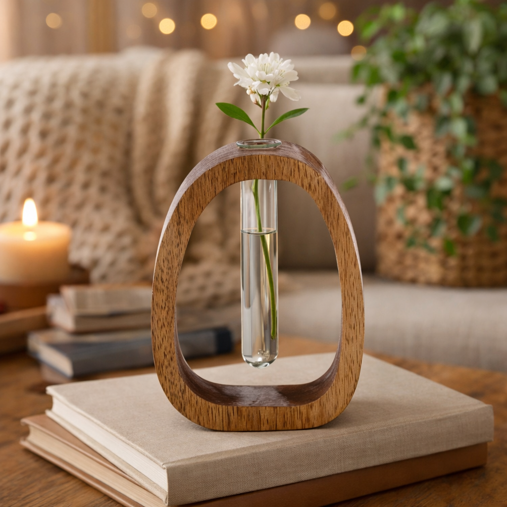 Oval Wood Propagation Stand