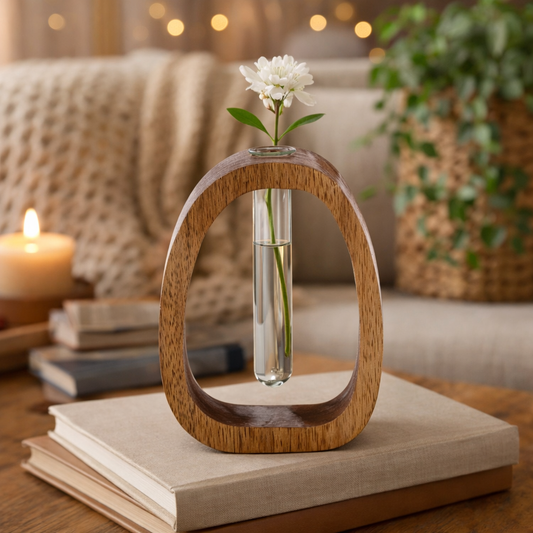 Oval Wood Propagation Stand