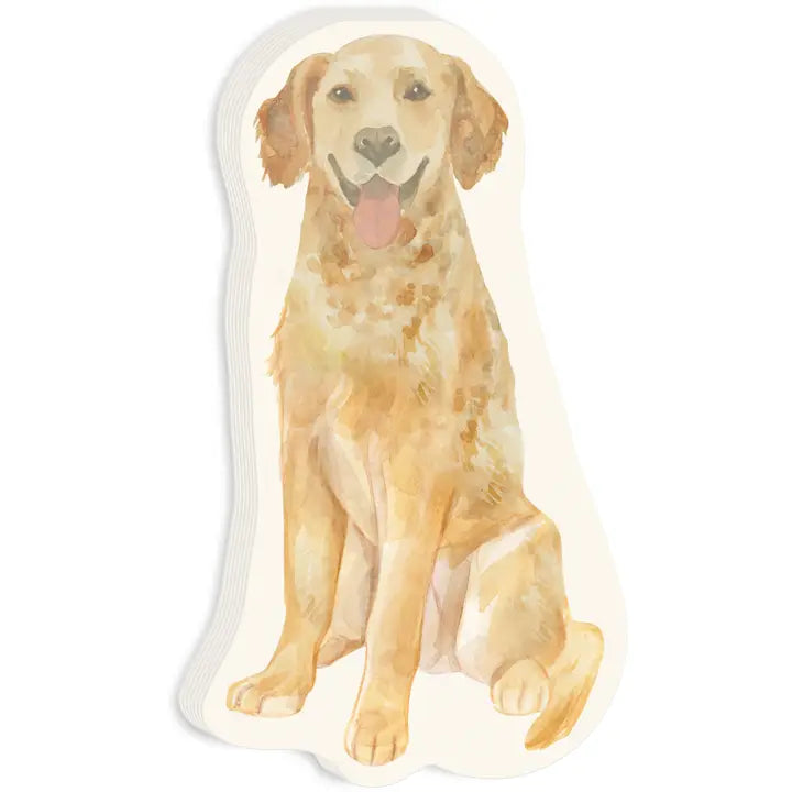 Sporting Goods Dogs Die-Cut Notepad