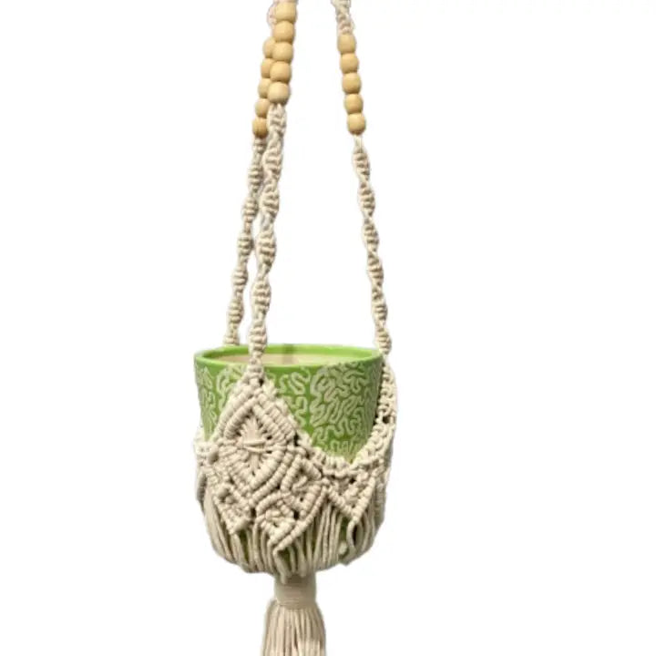 40" Beaded Plant Hanger Nest